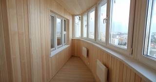 Внутренняя отделка лоджии Большой Камень, цена от 209 руб. м2