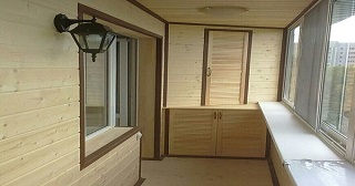Отделка балкона под ключ Большой Камень, цена от 5832 руб.